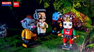 GalaxyMall COD Mainan Blok Lego Monkey King Mainan Bongkar Pasang Mini Blok Mainan Edukasi Anak N16
