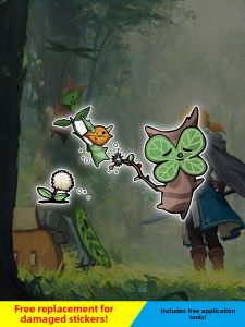 Reflective Zelda Kokiri Fruit Car Sticker