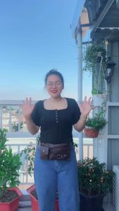 Túi đeo hong men phong cách hàn quốc nắp da loại 1 Triangle cao cấp nhiều ngăn [GIÁ SỈ]