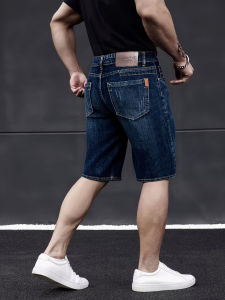 2026 Classic Style Mens Slim Denim Shorts Summer New Business Fashion Thin Stretch Short Casual Pants Male Size 40