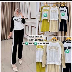 ONESET DUKE COTTON COMBED//SETELAN KAOS OLAHRAGA//SETELAN KAOS JOGGING//ONESET SABLON VIRAL 2024//SETELAN IMPORT