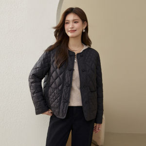 QLX | Fashionable Lightweight Down Coat for Plus Size Women
