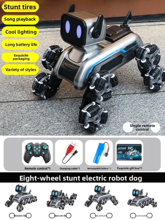 JJRC | 8-Wheel Stunt Robot Dog Remote Control Car