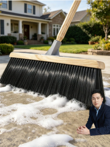 HANSHILIUJIA | Outdoor and Indoor Sweeping Broom for Home and Garden
