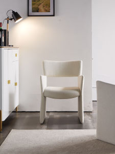 Designer Casual Crown Minimalist High-End Dining Chair Home Use Living Room Guest Chair Social Media Popular Ins Makeup Chair