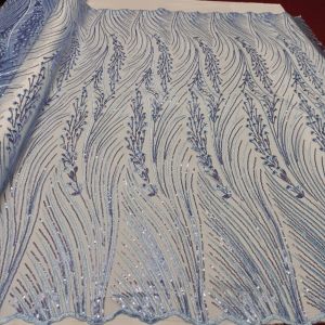 Bahan Kain Tille Payet Spinggel/ Kain Tile Kebaya Motif Cendrawasi