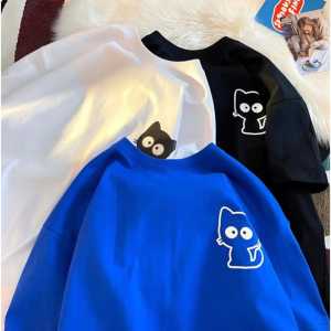 Baju Simple Atasan kaos Basic Cat