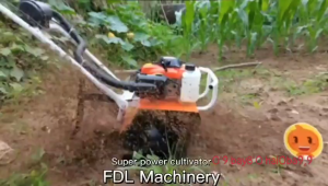 Máy xới đất làm cỏ lên luống  rạch rãnh mini