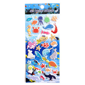 3D Marine Life Stickers