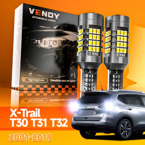 2pcs For Nissan X-Trail X Trail T30 T31 T32 2001-2019 LED Reverse Light Backup Lamp 2007 2013 2014 2015 2017 Canbus Accessories
