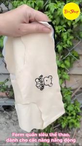 Quần lót su nữ Hình gấᴜ gợn sóng không đường may