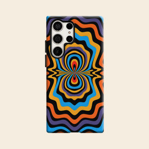 BILIBILI | Psychedelic Wave Swirl Luxury Fashion Full Lens Protective Case for Samsung Galaxy S26 S25 S24 A56 A36 Plus Ultra