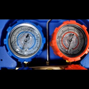 R134a Car AC Refrigerant Kit Snow Pressure Gauge Refrigerant Dual - Valve Air - Conditioning Maintenance Tools