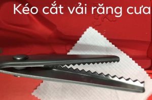 Kéo cắt vải đường cắt răng cưa loại tốt