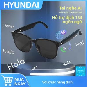 Hyundai HY-C8 AI Kính Thông Minh Có Camera Tự Động Dịch Giọng Nói Tai Nghe Bluetooth Không Dây Thể Thao Chìa Khóa Đa Năng