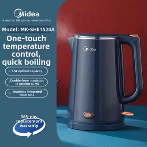 Midea | Double Layered Stainless Steel Automatic Power-off Insulated Water Kettle