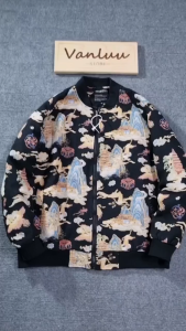 Áo Khoác Nam Áo Khoác Thêu Áo Khoác Sukajan Jacket Cho Nam Áo Khoác Bomber Thêu