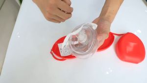 Topeng Pernafasan Kecemasan Cpr Mask Pocket Mask Resuscitator Emergency First Aid Breathing Resuscitation Mask One Way Masks