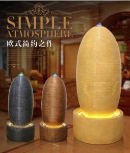 Indoor Home Creative Front Desk Waterfall Fountain Humidifier Basin View Living Room Moving Company Household Circulating Water Ornaments