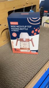 Minitutu Botol Susu Thermosensitive PP/PPSU 3 IN 1 Dengan Sedotan & Tutup Botol Anti Jatuh Anti Kembung Berkaliber Lebar Yang Cocok Untuk Bayi Usia 9+Bulan