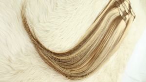 Keira Human Hair Extensions Bra Length 2-Clip 16 Inches W4-CHOCO VANILLA SWIRL