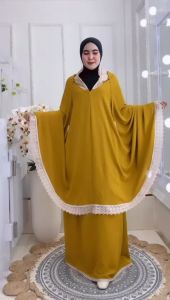 BISA COD Mukena Dewasa Kode 01 Bahan Kringkel Premium By Ory AjeZas Collection