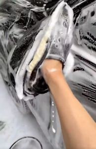 Găng tay rửa xe lau chùi đa năng - miếng rửa xe lông cừu