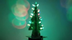 occkic | 2026 3D Christmas Tree DIY Kit Welding Free Colorful LED Flashing Electronic Fun Practice assembly kit Handmade Holiday Ornament