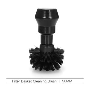 Coffee Brush Portafilter Basket Cleaning 51mm 54mm 58mm Wooden Barista Clean Brushes Dusting Tool Espresso Machine Accessories