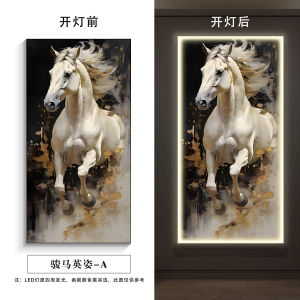 Modern Luxury Entrance Hall Decorative Painting Horizontal Corridor Hanging Picture High-End Vertical Large-scale Wall Art