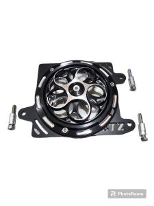 Spinner tutup kipas cnc flower plus breket raditor honda vario 125 150 pcx 150 adv 150