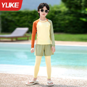 Yuke | Bộ Bơi Dài Tay và Quần Đùi Thermal Cho Bé Trai