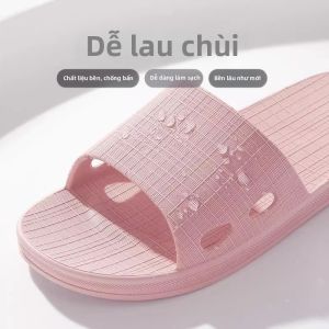 Jiaxun | Dép Quai hậu Dày Thoáng khí Chống Trượt Bền cho Sử dụng ở Nhà Mùa Hè