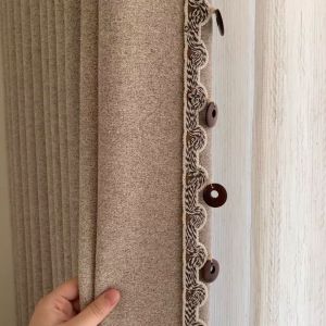 New Handmade Lace Trim Curtain Peanut Ball Ball Trim Home Decor Versatile Old Style New Classical Style No Brand Registered