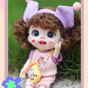 Đồ Trang Trí Điện Thoại Di Động Bằng Nhựa PVC Cotton Doll Set Phụ Kiện Trang Trí Đồ Chơi Cho Bé Gái Đồ Chơi Thời Gian Thực