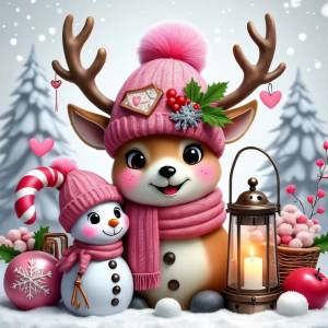 HUACAN 5D DIY Diamond Painting Christmas Deer Snowman Mosaic Full Square Round Drills Cartoon Canvas