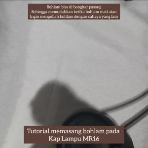 Kap Lampu Taman Housing MR16 Kap lampu Garden Light Kosongan MR16