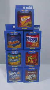 ToyRus Authentic Bag Charm Merch Complete Set of 7 Chippy Chiz Curls Piattos Vcut Roller Coaster Nove Mang Juan