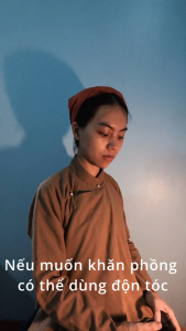Khăn lươn vấn tóc quấn tay