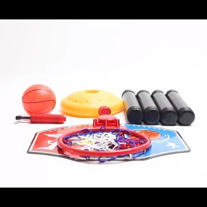 Kids Mini Indoor & Outdoor Basketball Playing Set Toys Sport Adjustable Stand Basket for Kids Boys and Girls