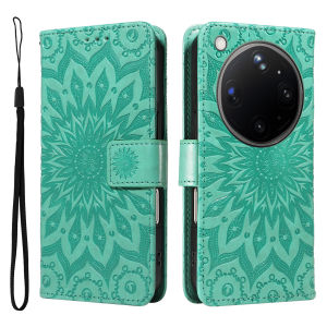 Leather Wallet Flip Case for OPPO Find X8 X9 Pro Ultra Phone Case Cover | Mandala Embossed Design Protective Kickstand