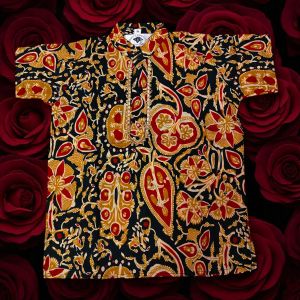 Kurta Budak Lengan Pendek Rajasthani Kain Kapas NIPIS (Thin Cotton) Jippa Budak Reka Bentuk Unik Bergaya Sesuai Deepavali 2025