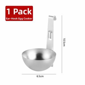 Egg Poacher with Yolk and White Separator Stainless Steel