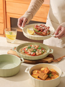 Microwave and Air Fryer Ceramic Bowl