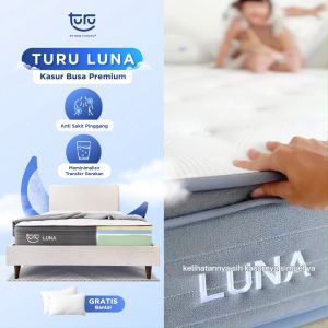 Kasur Busa Premium TURU LUNA Plush Top Natural Latex ukuran 160x200