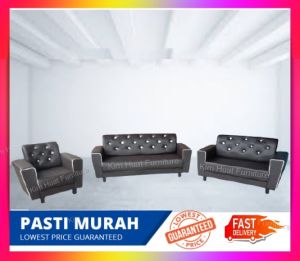 Sofa PVC 1 Seater 2 Seater 3 Seater Kulit 1+2+3 Seater Sofa Kulit