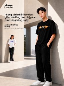 Li-Ning | Bộ Áo Thun Thể Thao Cotton Hút Ẩm