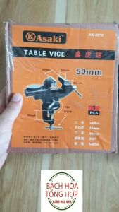 Ê tô bàn nguội. Ê Tô kẹp bàn đa năng có mâm xoay 360 độ 50mm 60mm chính hãng ASAKI dụng cụ sửa chữa chuyên nghiệp