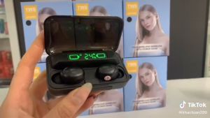 Tai Nghe Bluetooth 5.0 Amoi F9 Pro Bản Quốc Tế Cao Cấp Không Dây Cảm Biến Vân Tay Kiêm Sạc Dự Phòng 2000Mah