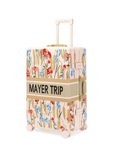 MAYERTRIP New High Aesthetic Aluminum Frame Luggage Carryon Suitcase with Universal Wheels Travel Bag for Men And Women